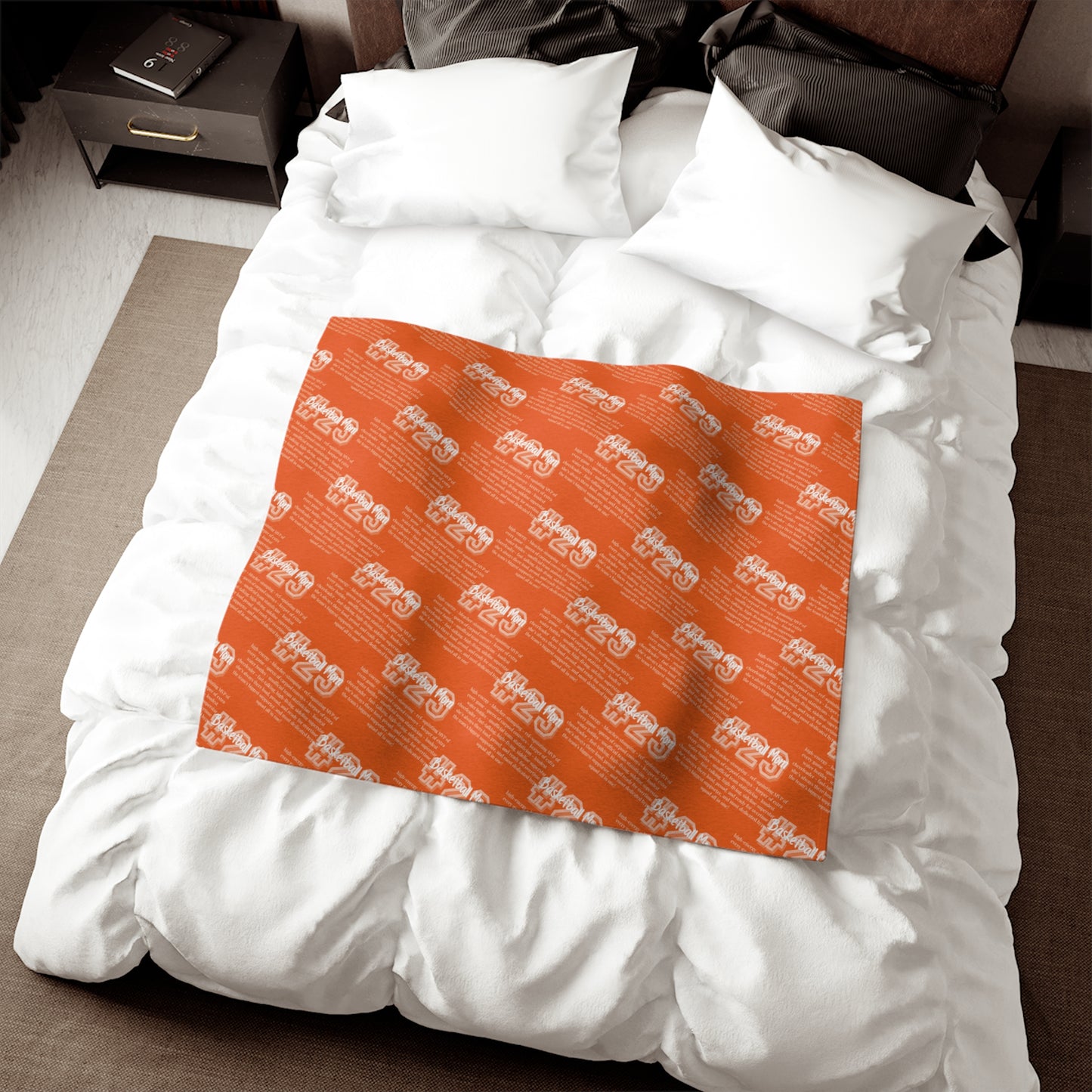 Basketball Mom Sweatshirt Blanket with Meaning, Child's Number Personalization