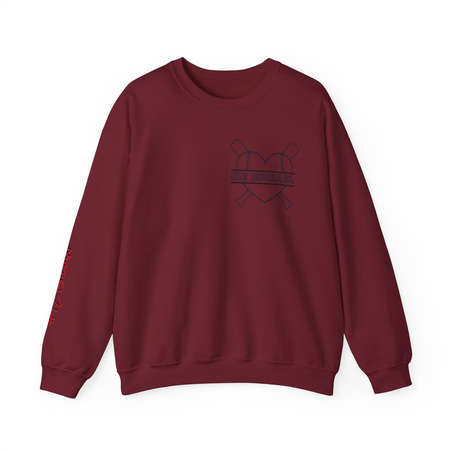 Personalized Baseball Mom Sweatshirt