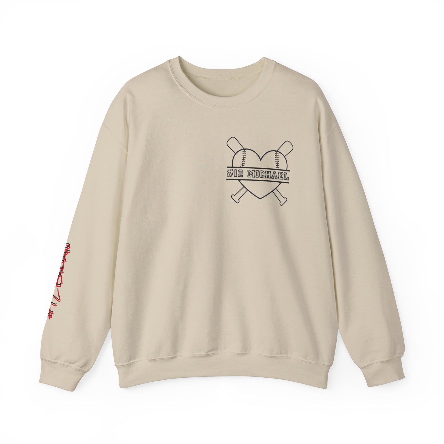 Personalized Baseball Mom Sweatshirt