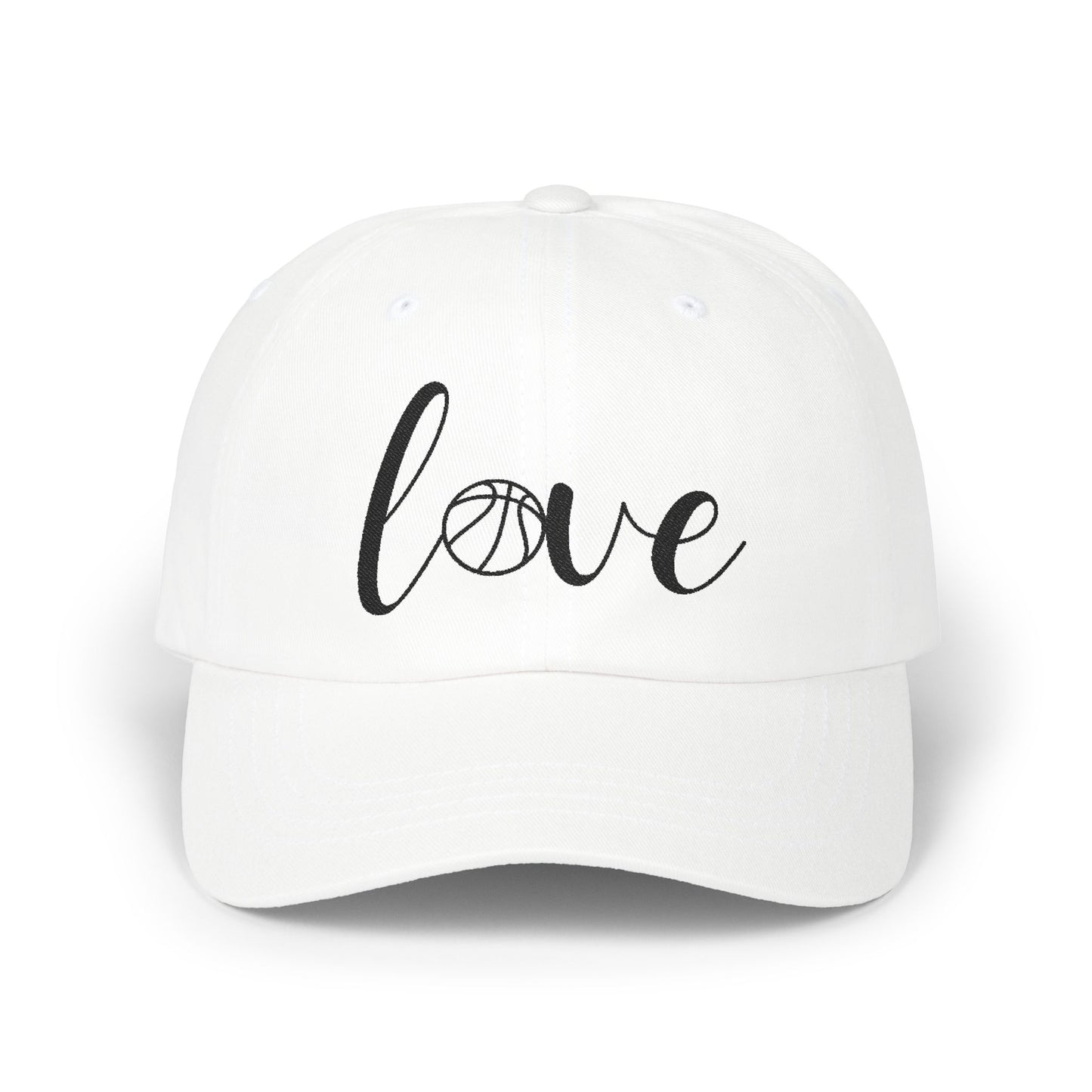 Personalized Basketball Mom Cap with Heart Design