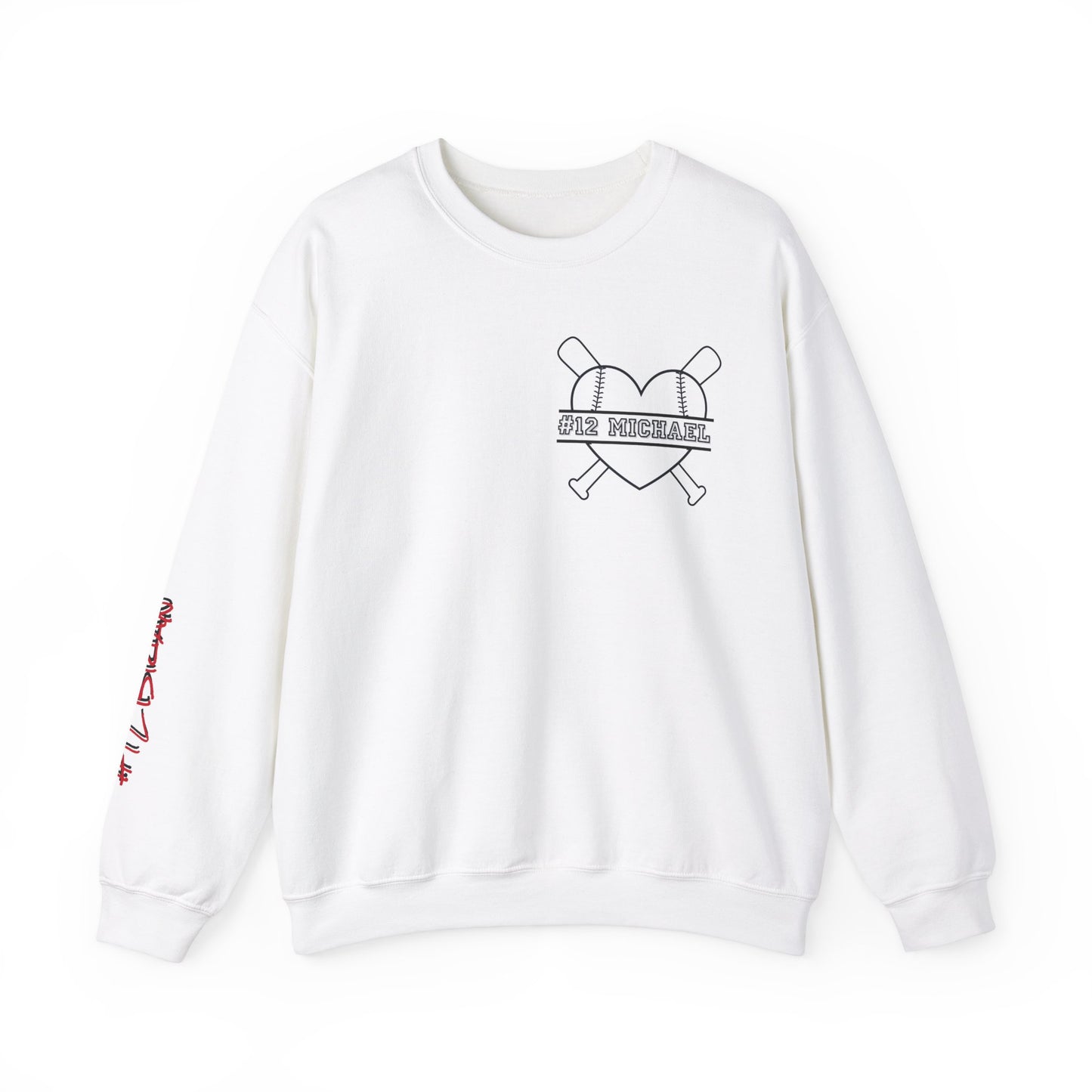 Personalized Baseball Mom Sweatshirt