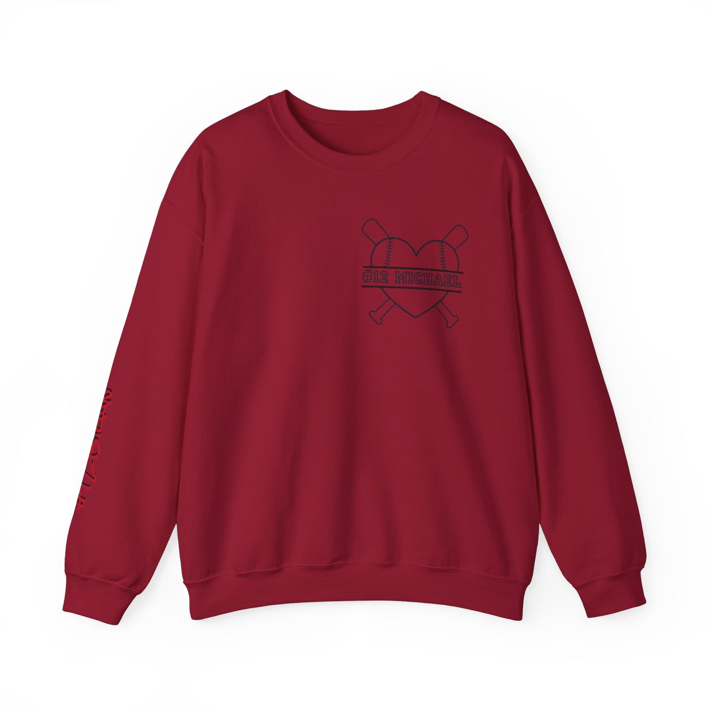 Personalized Baseball Mom Sweatshirt