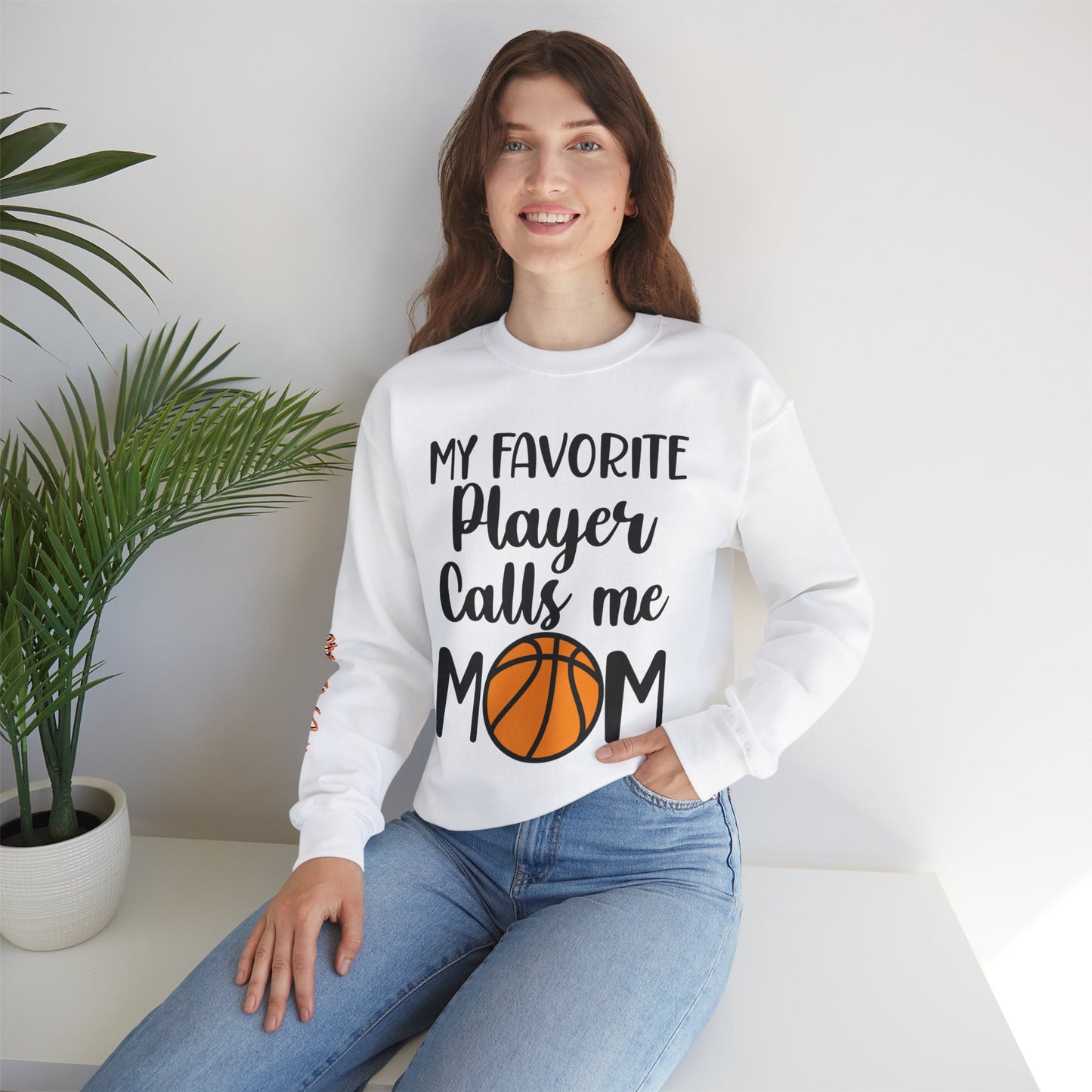 Personalized Basketball Mom Sweatshirt, sports mom gift