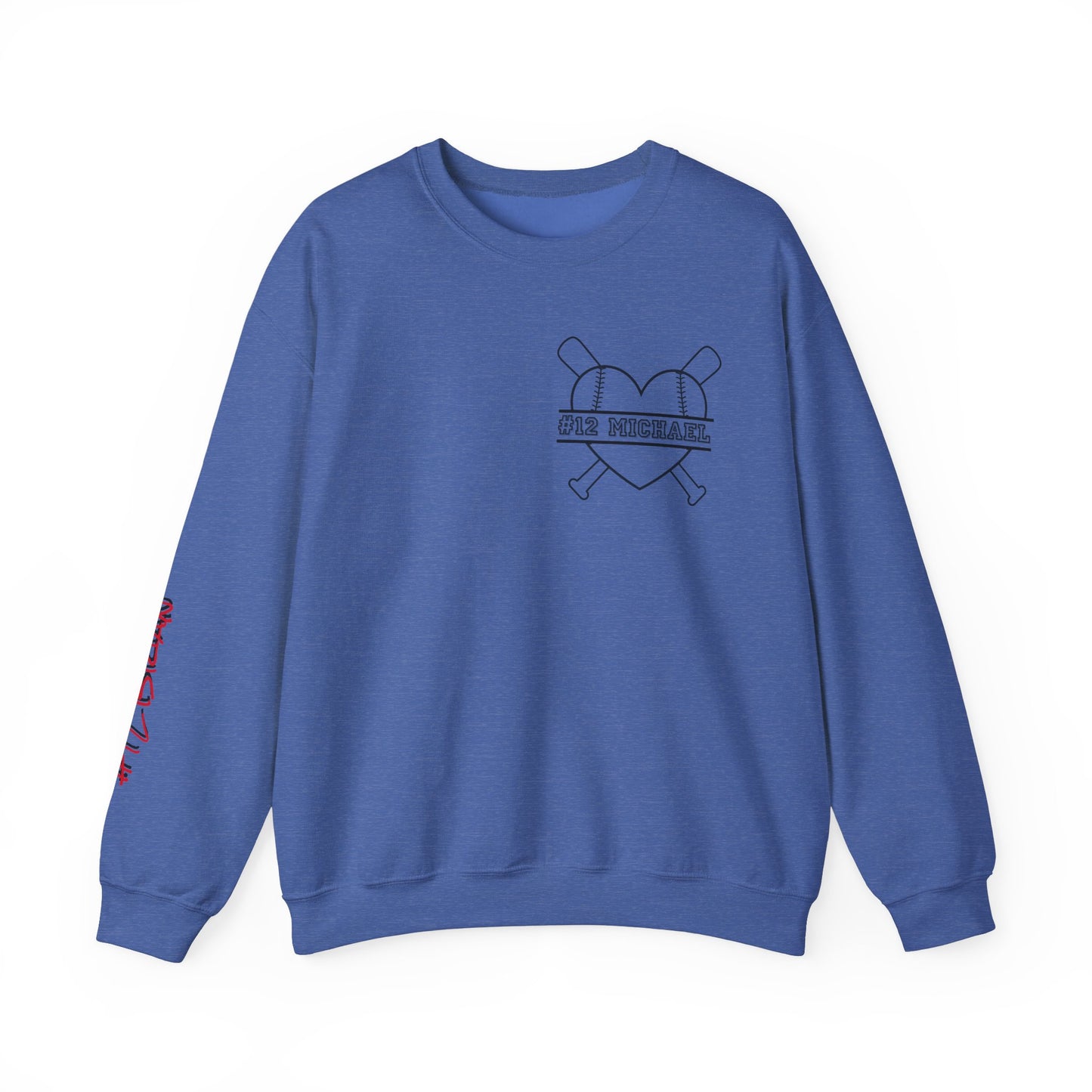 Personalized Baseball Mom Sweatshirt