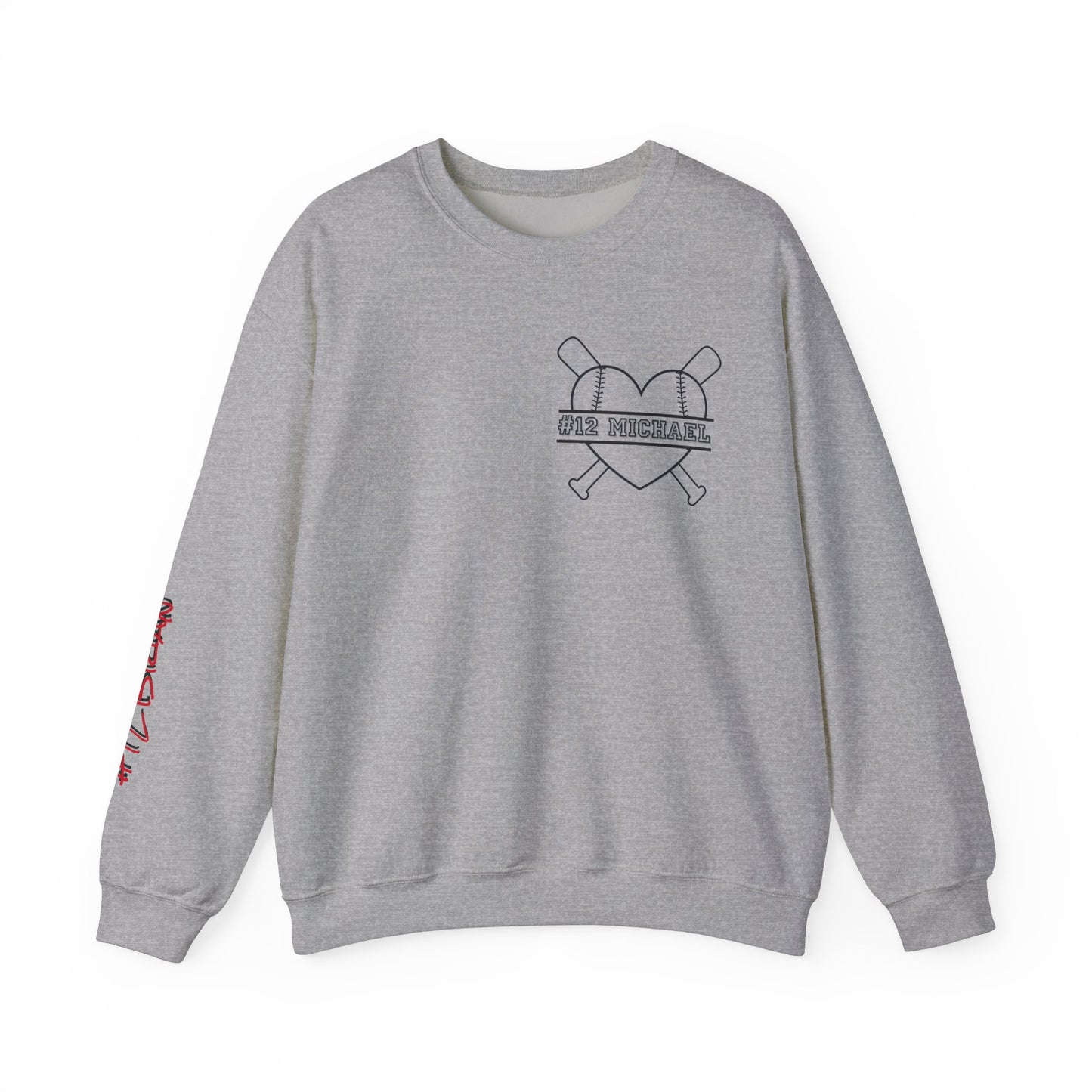 Personalized Baseball Mom Sweatshirt