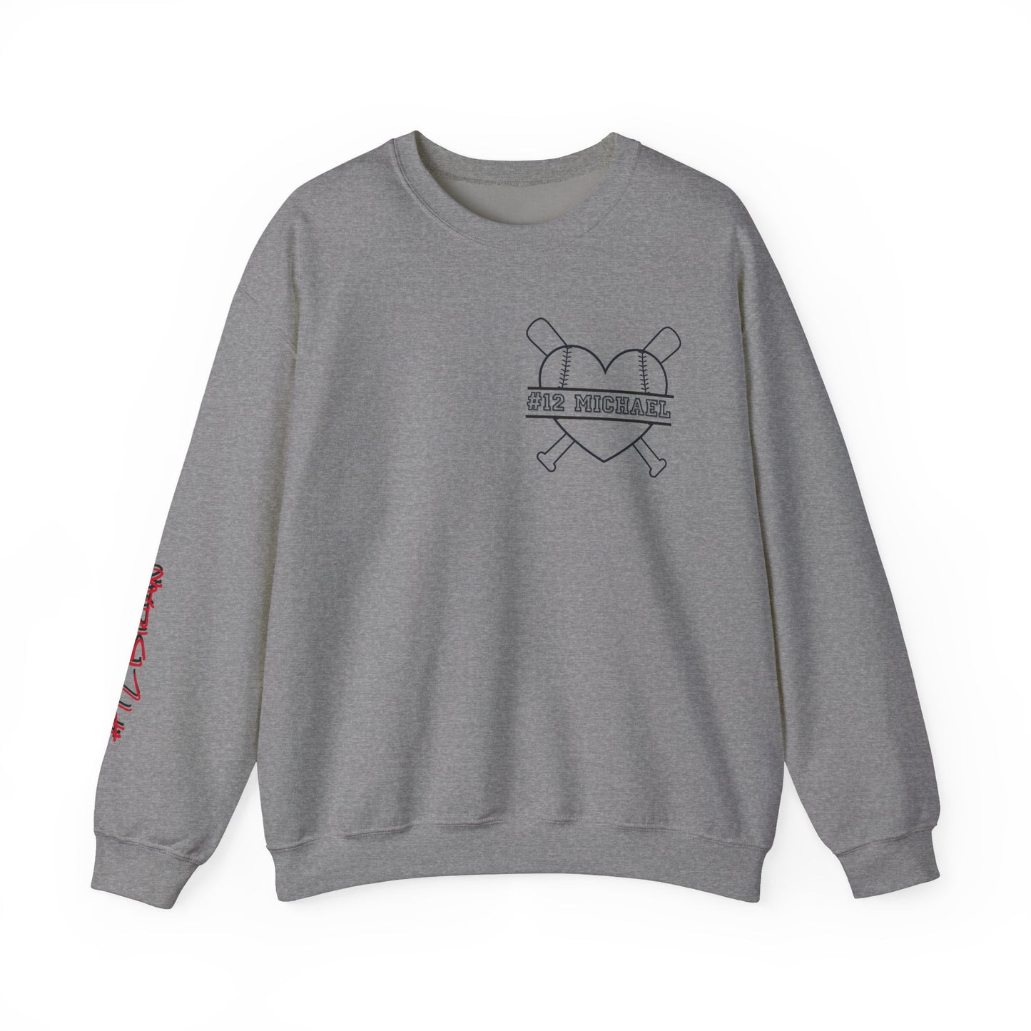 Personalized Baseball Mom Sweatshirt