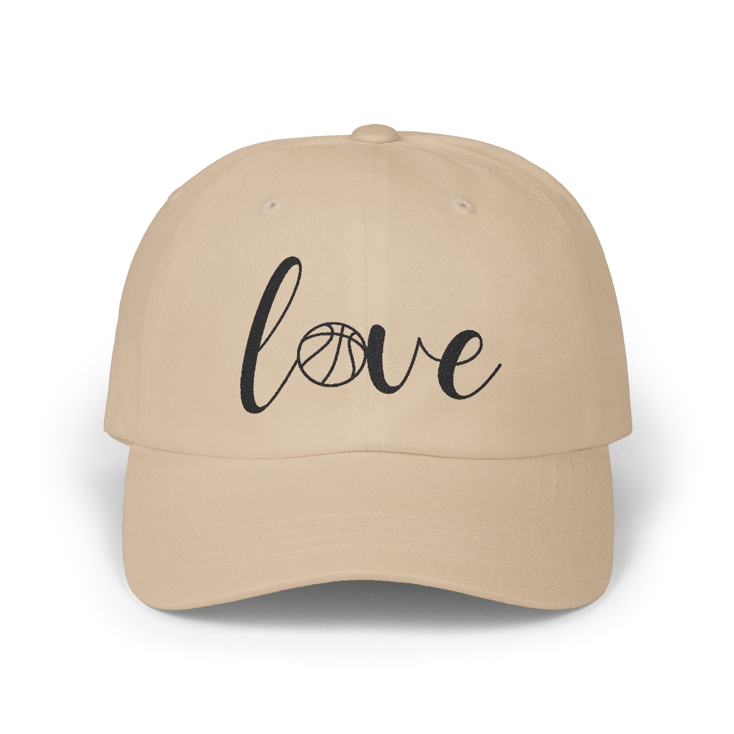 Personalized Basketball Mom Cap with Heart Design