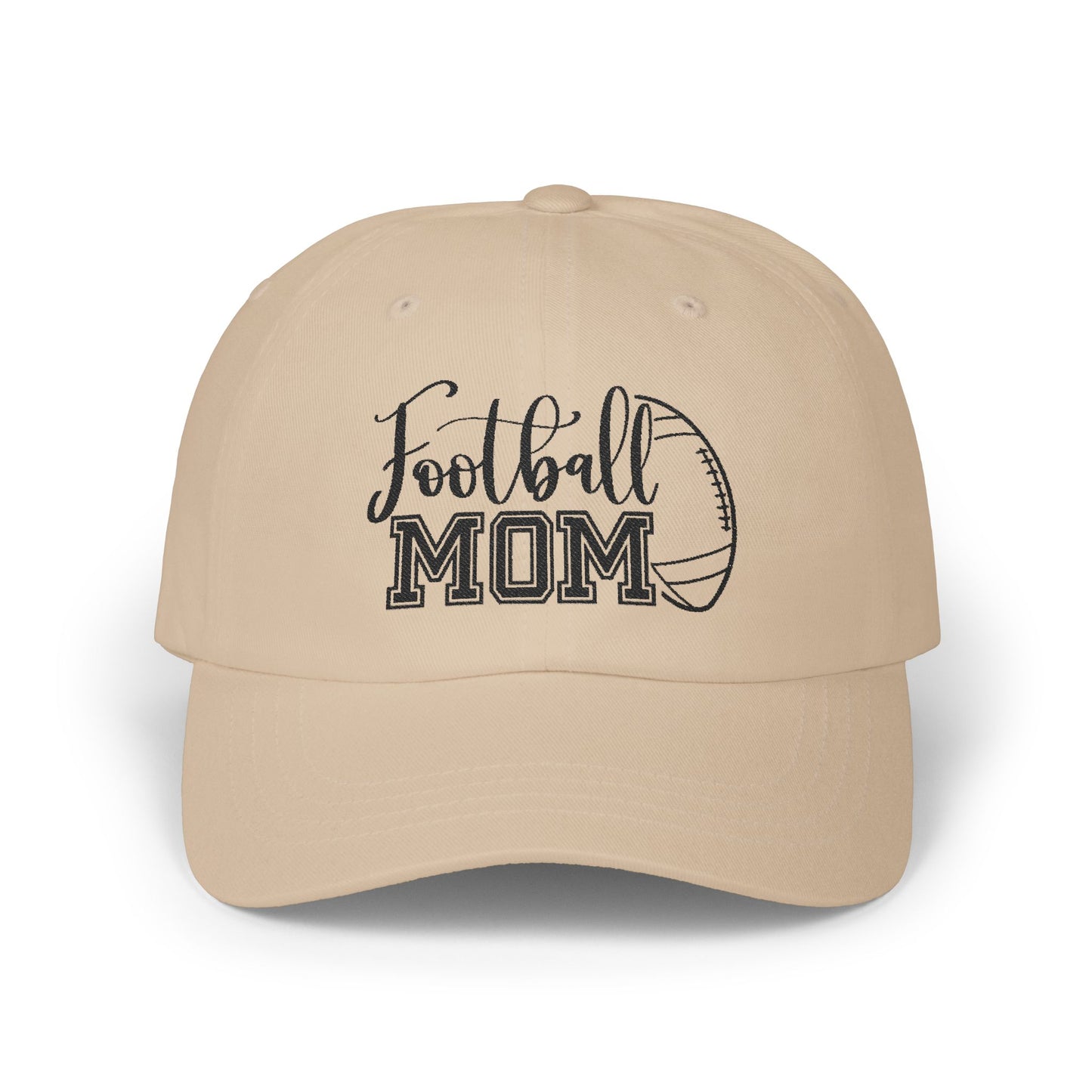 Personalized Football Mom Cap with Heart Design