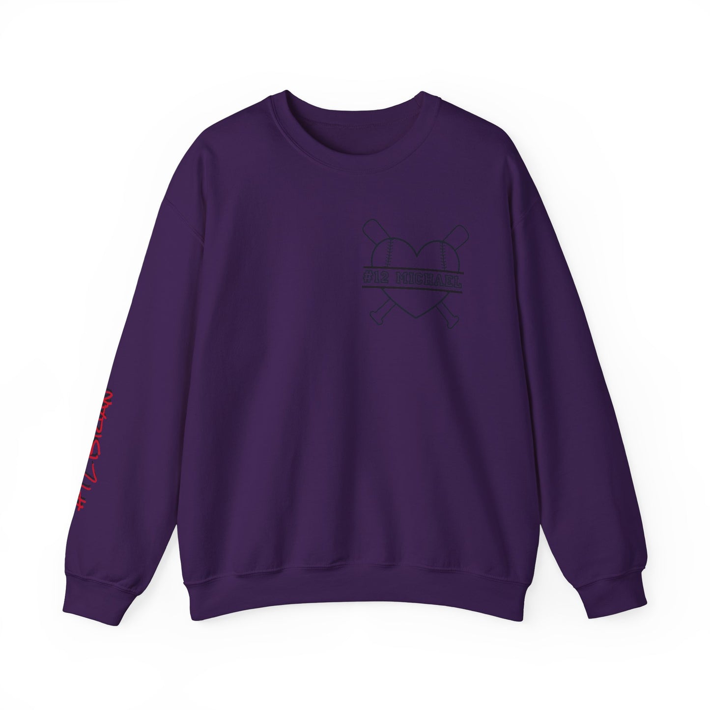 Personalized Baseball Mom Sweatshirt