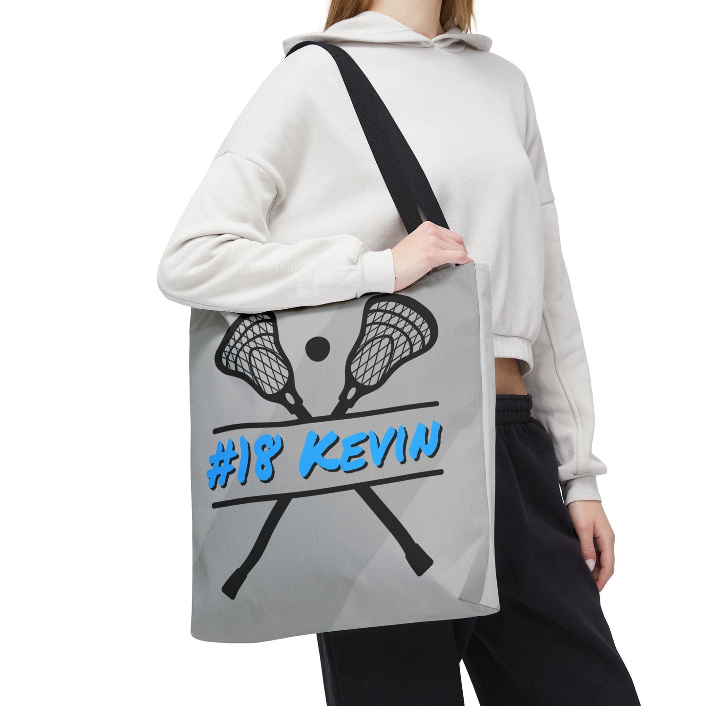 Personalized Lacrosse Mom Tote Bag, custom mom's gift