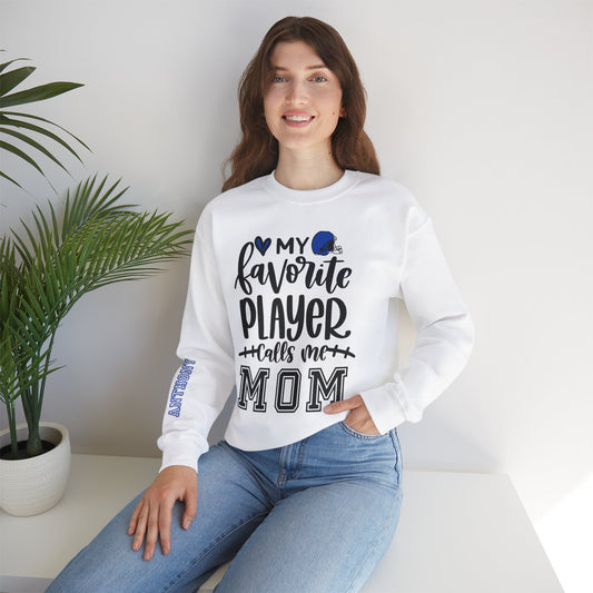 Personalized Football Mom Sweatshirt
