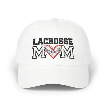 Personalized Lacrosse Mom Cap with Heart Design