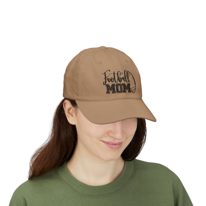 Personalized Football Mom Cap with Heart Design