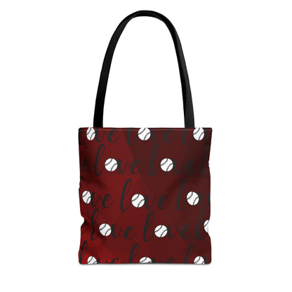 Personalized Baseball Mom Tote Bag, Custom Mom's Gift