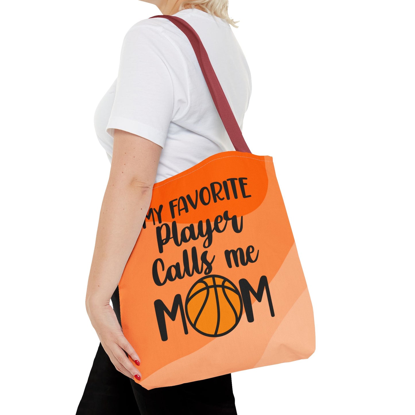 Personalized Basketball Mom Tote Bag