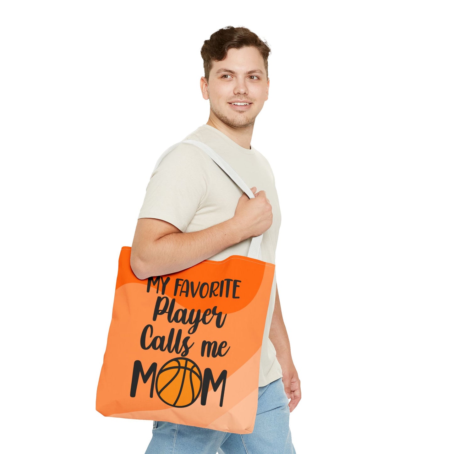 Personalized Basketball Mom Tote Bag