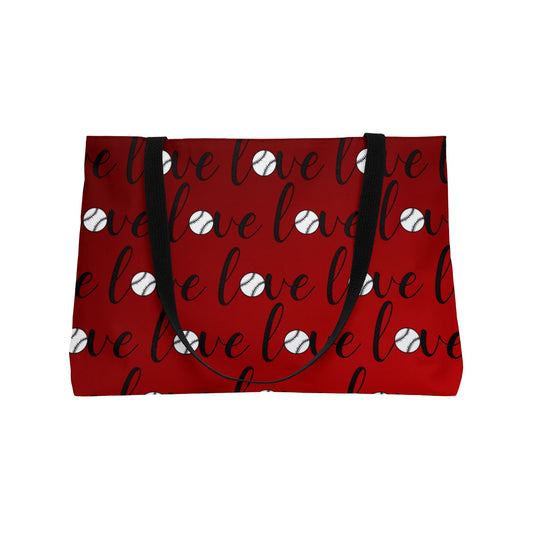 Baseball Weekender Tote Bag - Personalized Sports Mom Gift