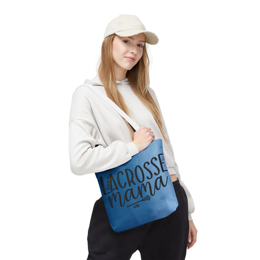 Custom Lacrosse Mom Tote Bag