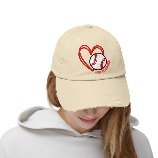 Baseball Distressed Cap - Stylish & Casual Gift for Sports Moms