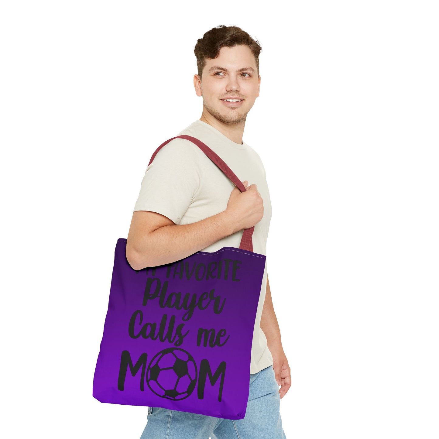 Personalized Soccer Mom Tote Bag