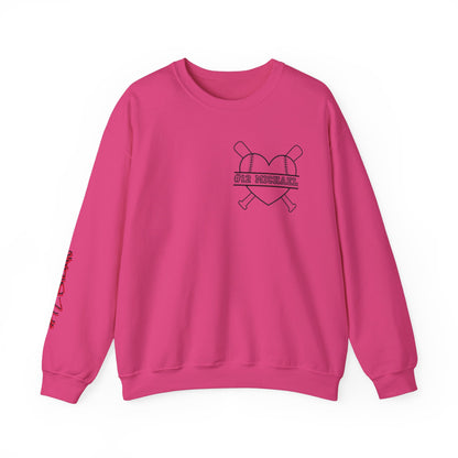 Personalized Baseball Mom Sweatshirt
