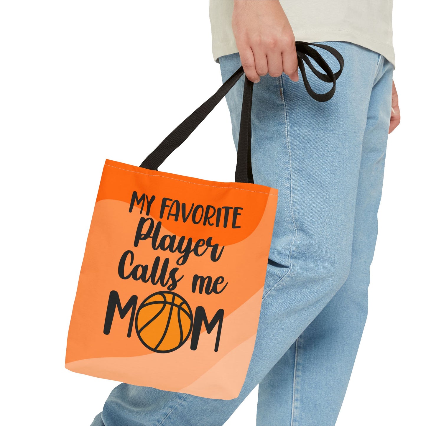 Personalized Basketball Mom Tote Bag