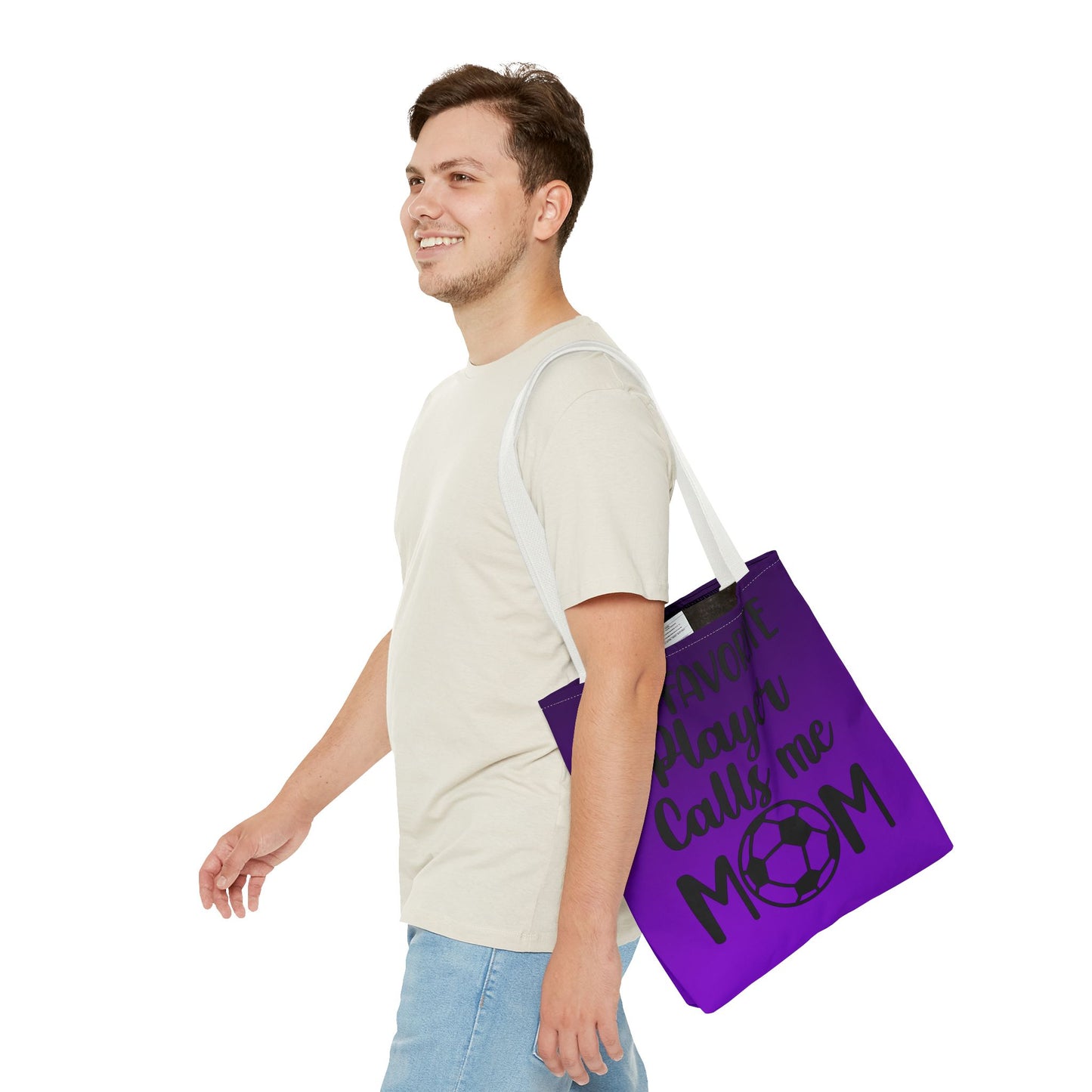 Personalized Soccer Mom Tote Bag