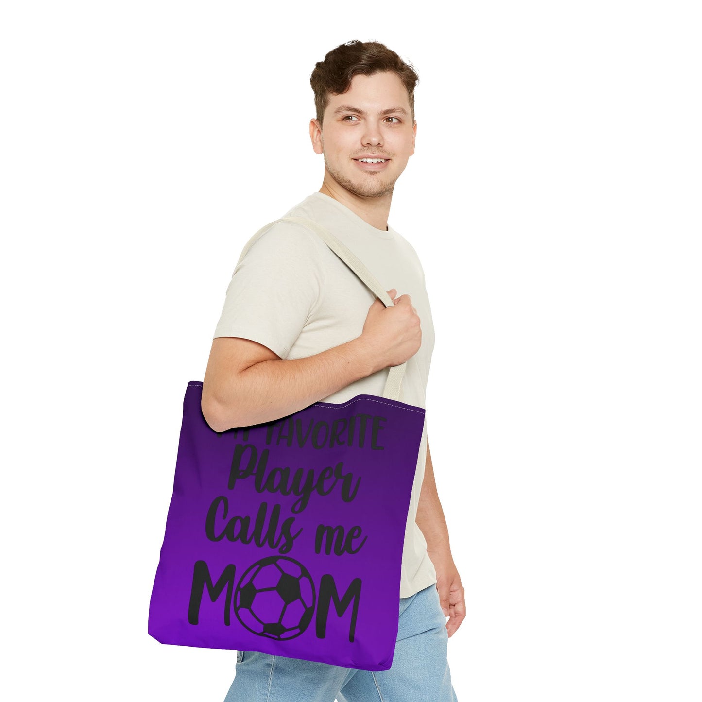 Personalized Soccer Mom Tote Bag