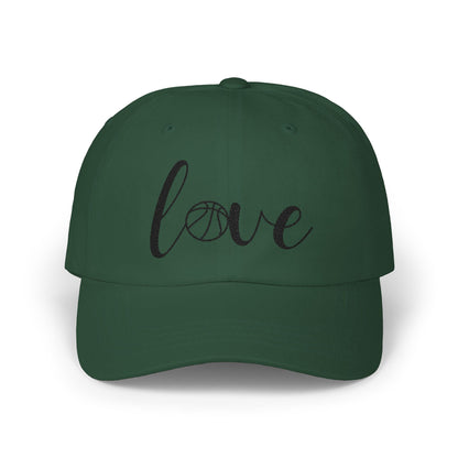 Personalized Basketball Mom Cap with Heart Design