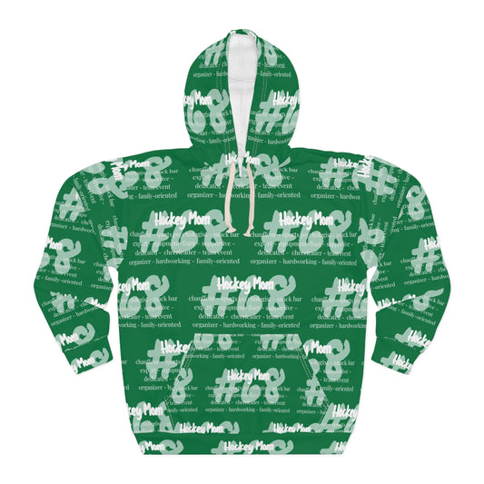 Hockey Mom Meaning Hoodie with Child's Number & Team Colors