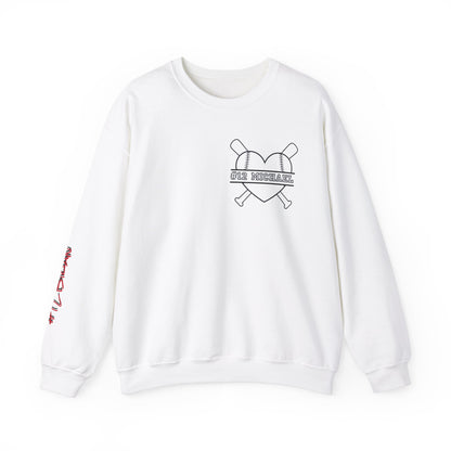 Personalized Baseball Mom Sweatshirt