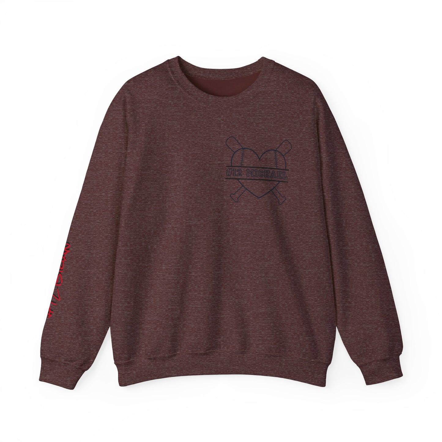 Personalized Baseball Mom Sweatshirt