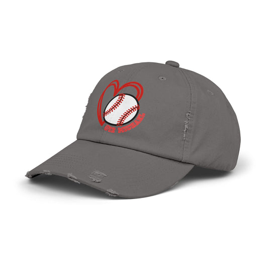 Baseball Distressed Cap - Stylish & Casual Gift for Sports Moms