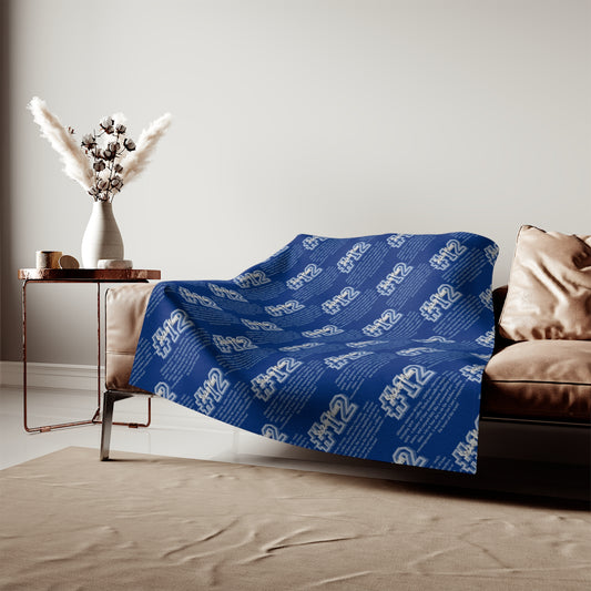 Soccer Mom Sweatshirt Blanket with Meaning, Child's Number Personalization