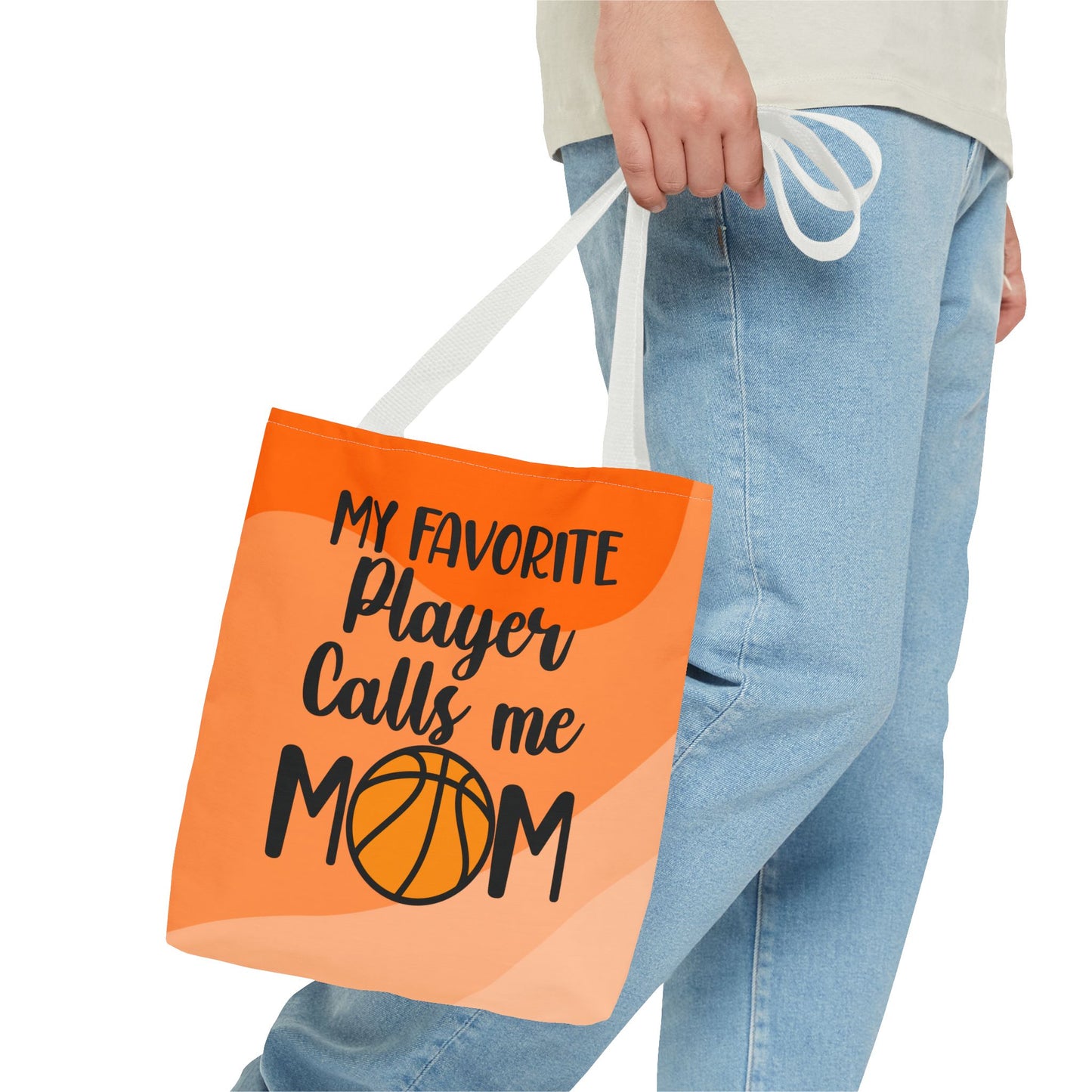 Personalized Basketball Mom Tote Bag