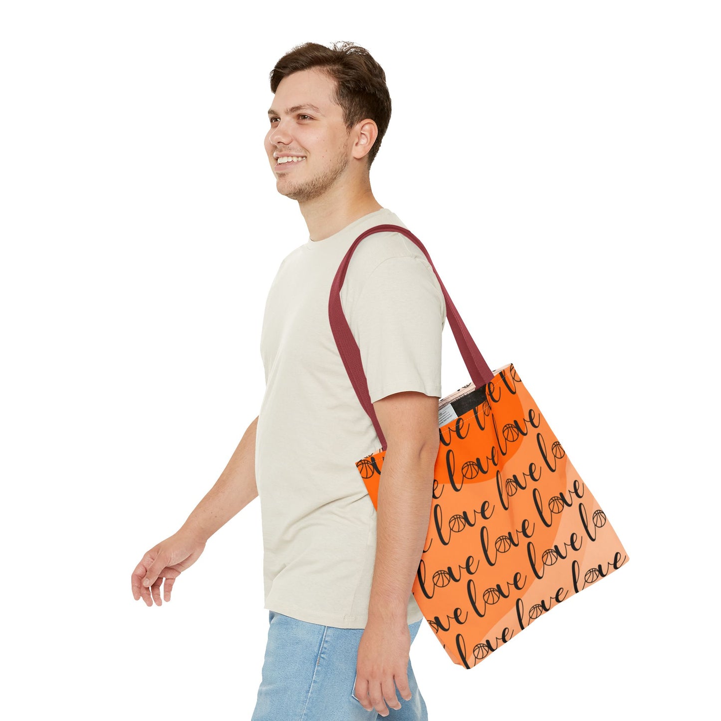 Personalized Basketball Mom Tote Bag