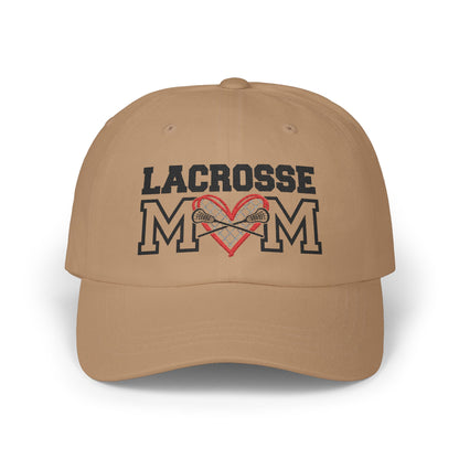 Personalized Lacrosse Mom Cap with Heart Design