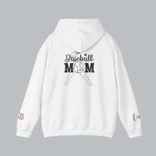 Personalized Baseball Mom Hoodie