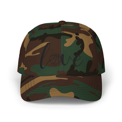 Personalized Basketball Mom Cap with Heart Design