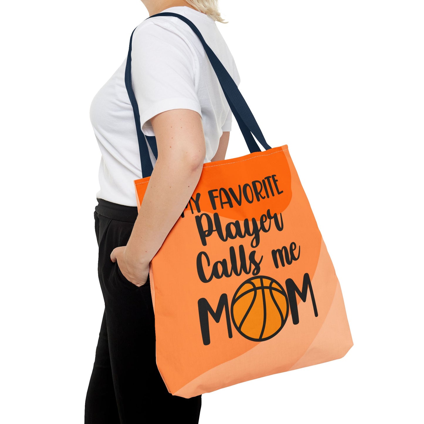 Personalized Basketball Mom Tote Bag