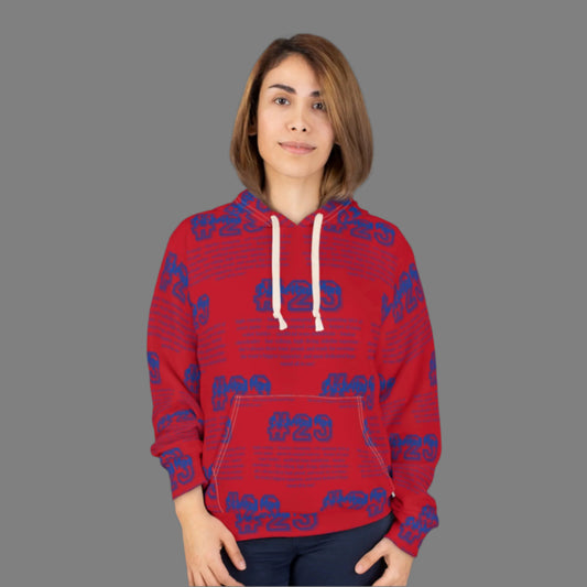 Basketball Mom Meaning Hoodie with Child's Number & Team Colors