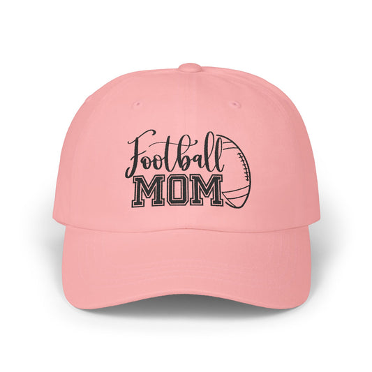 Personalized Football Mom Cap with Heart Design