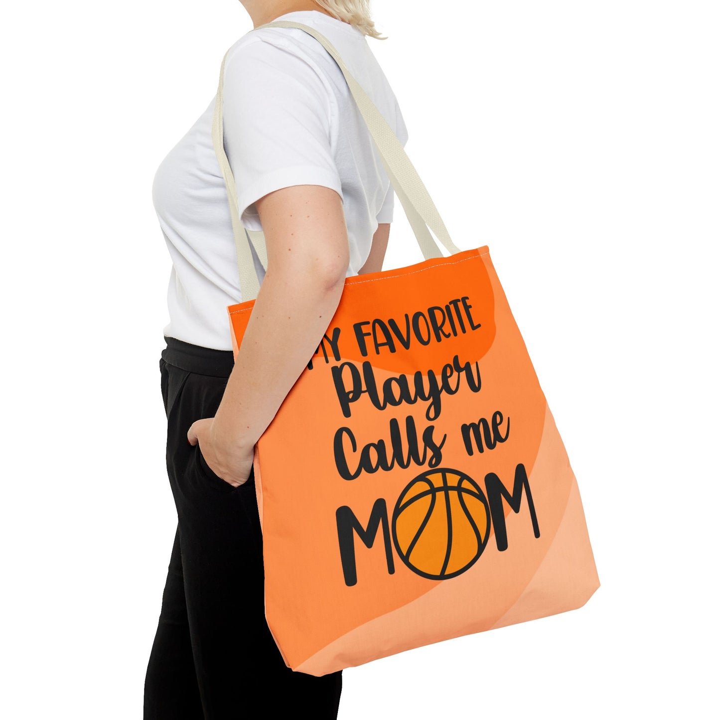 Personalized Basketball Mom Tote Bag