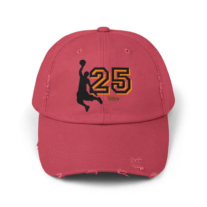 Basketball Mom Distressed Cap - Stylish & Casual Gift for Sports Moms