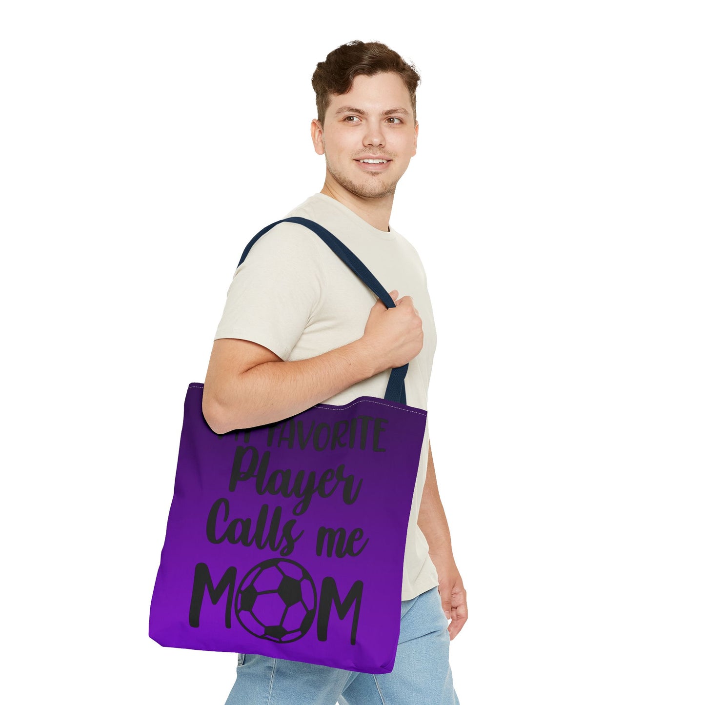 Personalized Soccer Mom Tote Bag