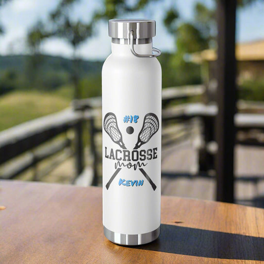 Lacrosse Mom Water Bottle - 22oz Copper Vacuum Insulated Bottle