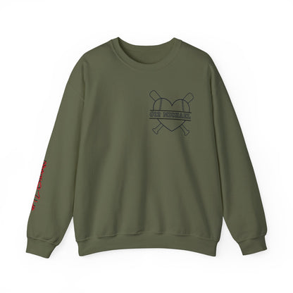 Personalized Baseball Mom Sweatshirt