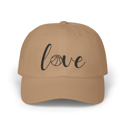 Personalized Basketball Mom Cap with Heart Design