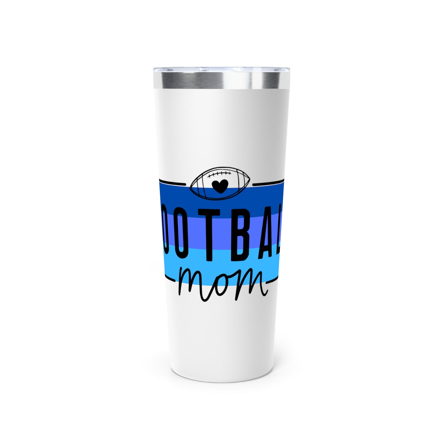 Football Mom Copper Tumbler, 22oz