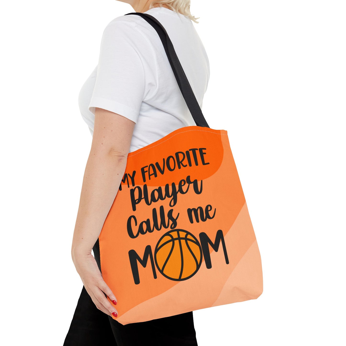 Personalized Basketball Mom Tote Bag